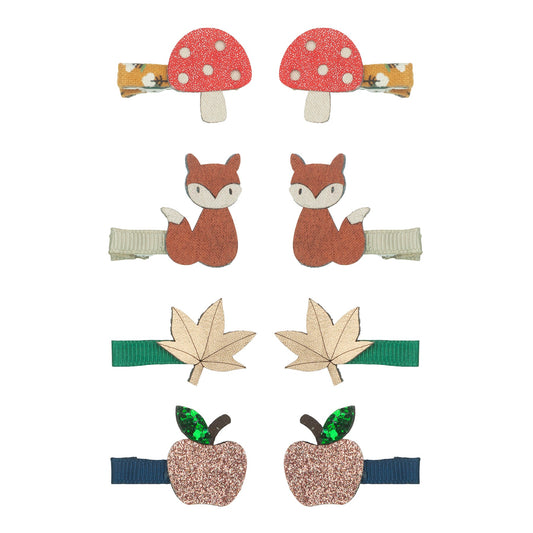 Mimi & Lula Autumn forest mini clips