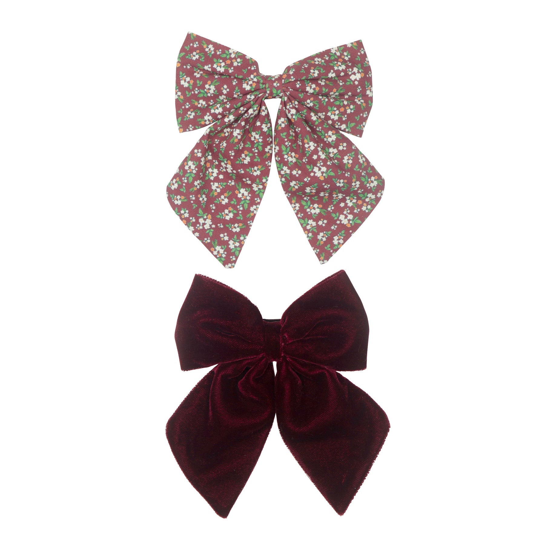 Mimi & Lula Agnes oversize bow pack - burgundy