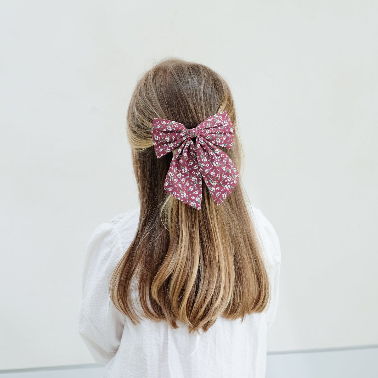 Mimi & Lula Agnes oversize bow pack - burgundy