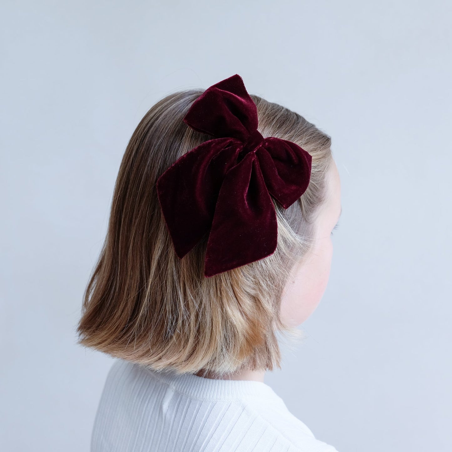 Mimi & Lula Agnes oversize bow pack - burgundy