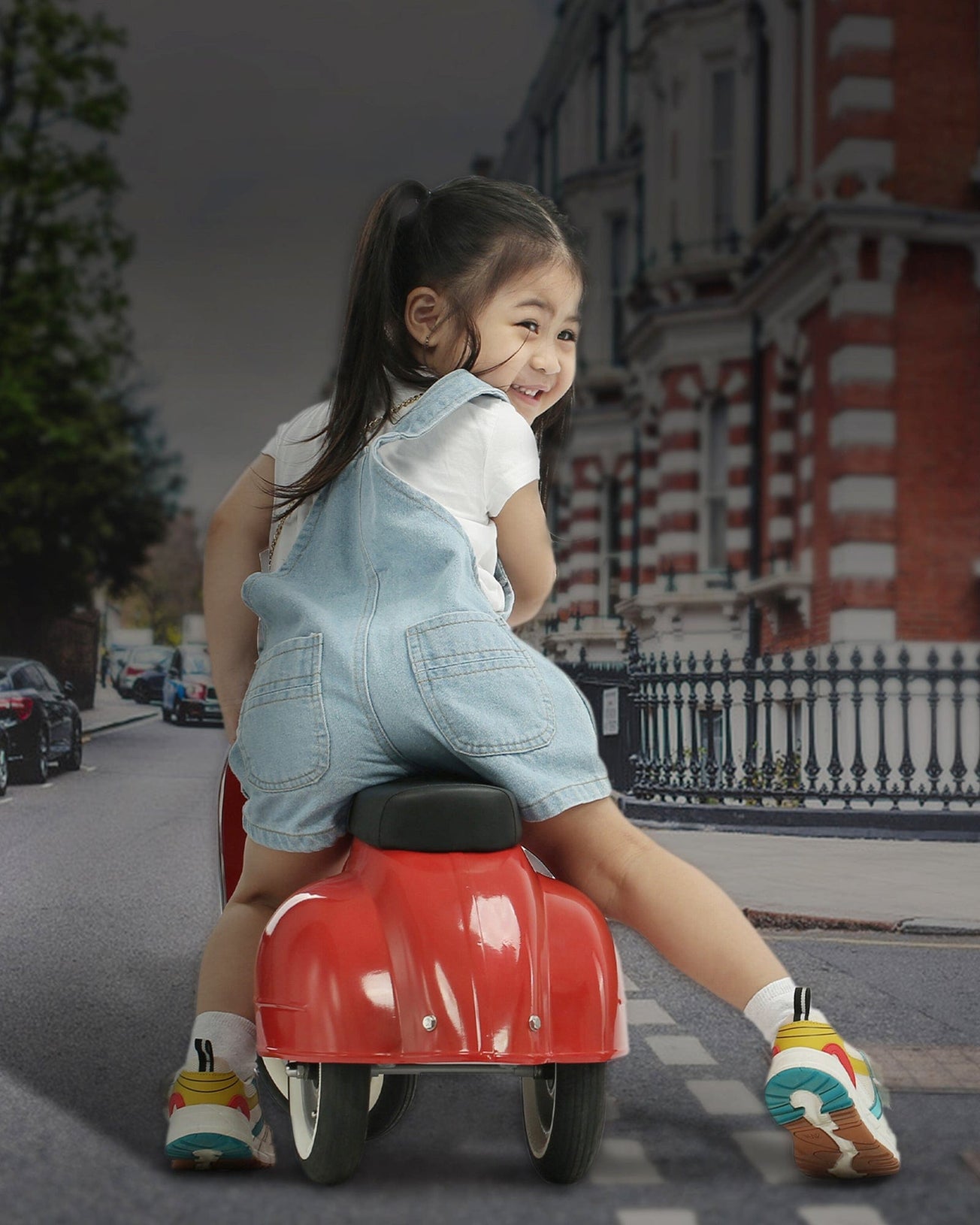 Ambosstoys PRIMO Ride On Kids Toy Classic (Red)