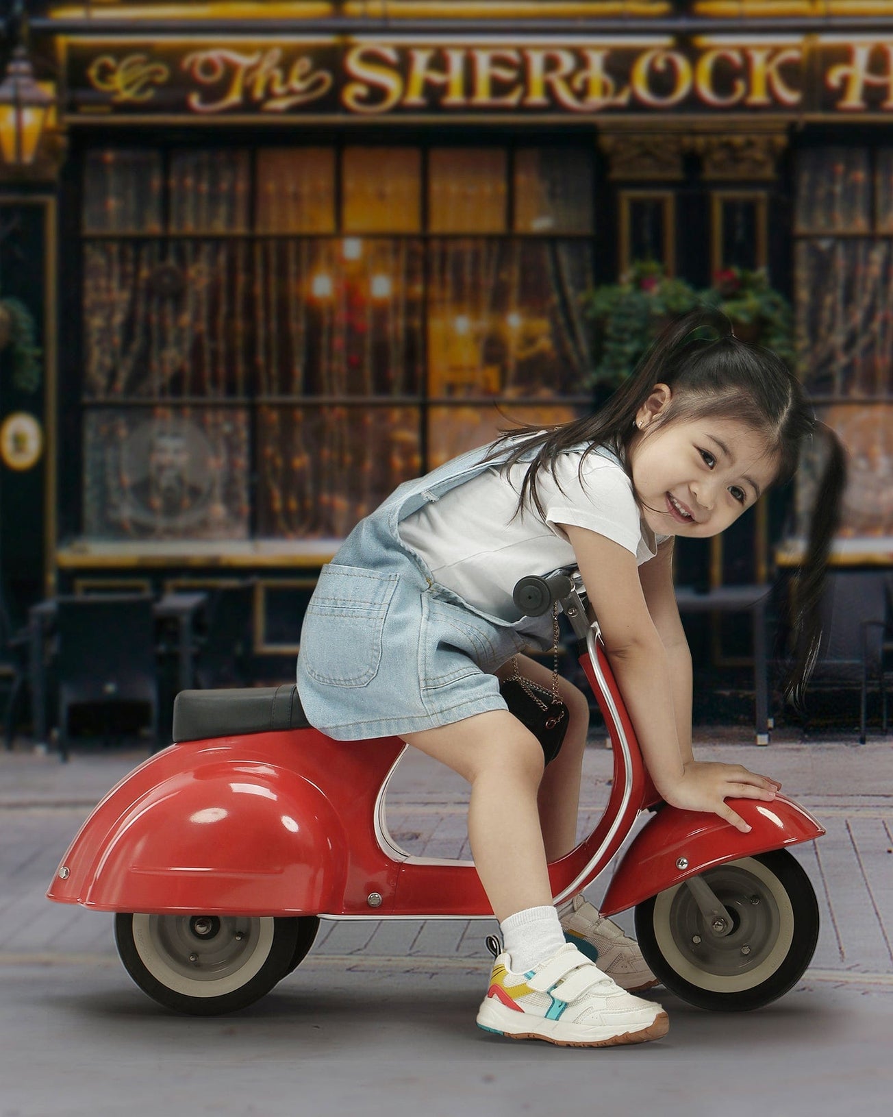 Ambosstoys PRIMO Ride On Kids Toy Classic (Red)