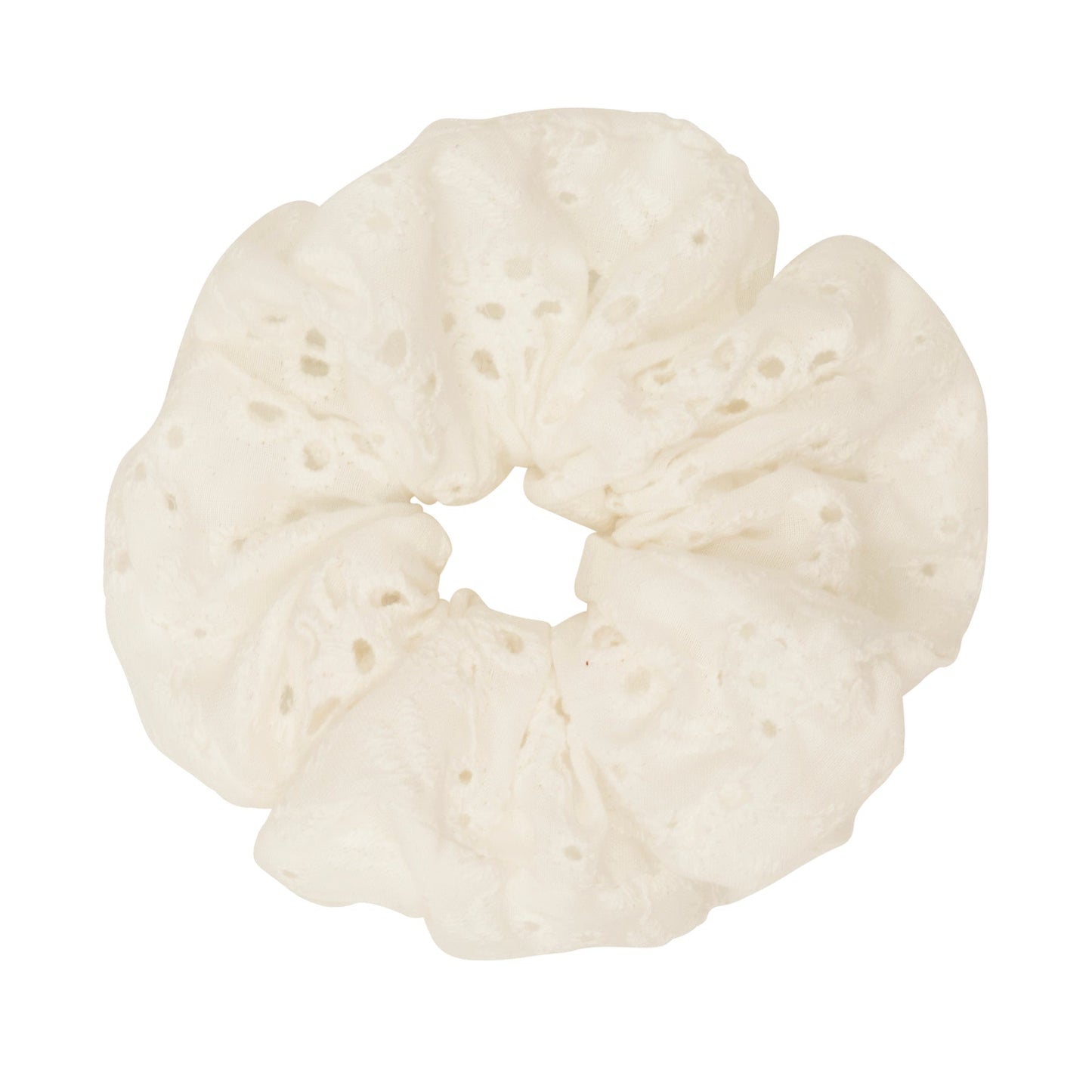 Mimi & Lula Broderie Scrunchie WHITE
