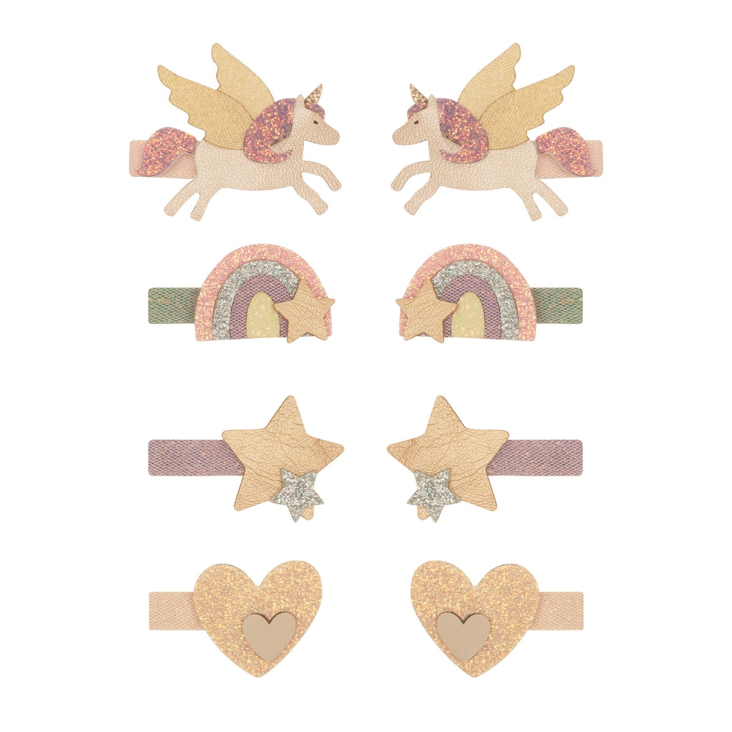 Mimi & Lula Fly Unicorn Mini Clips BRIGHT MULTI
