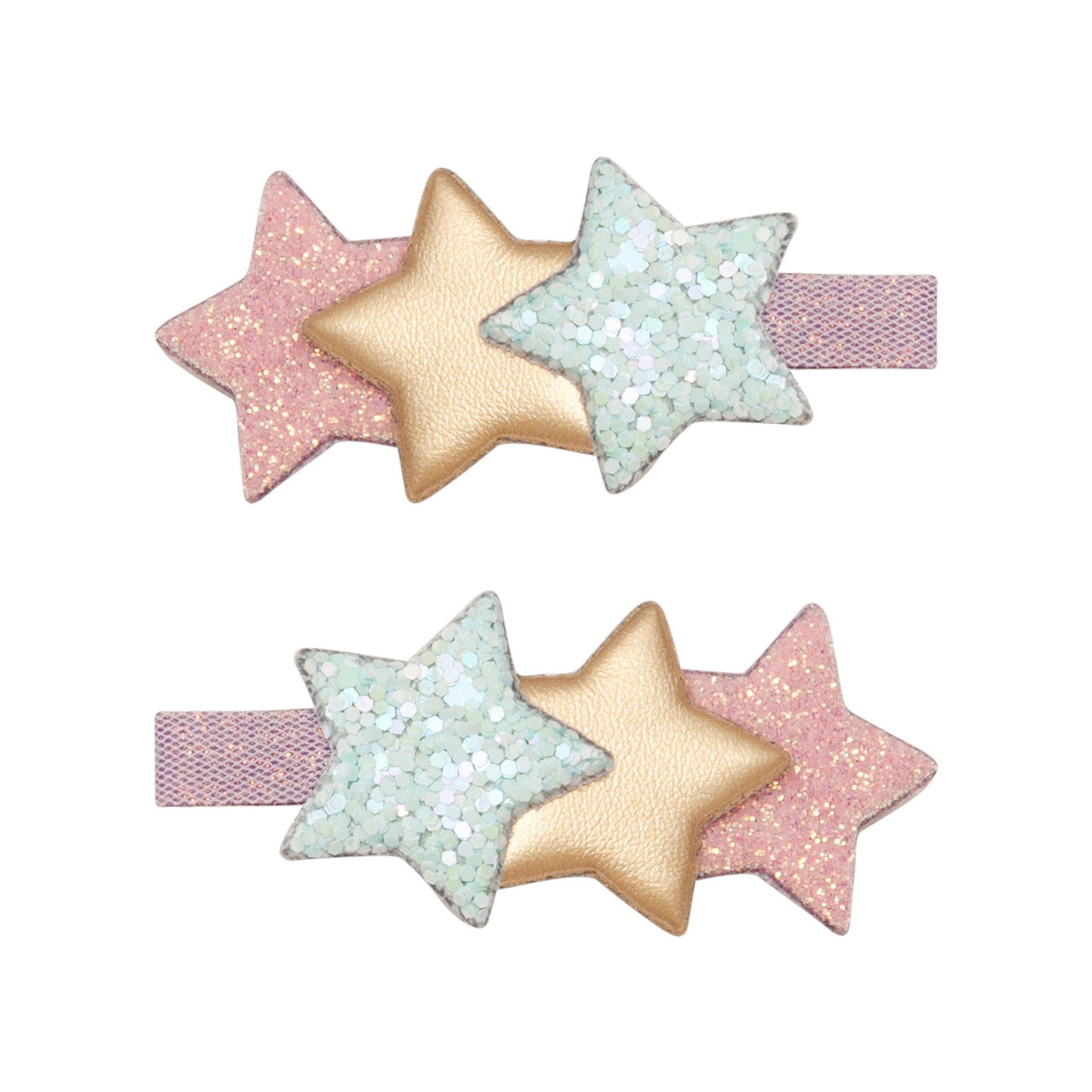Mimi & Lula Layered Star Clips BRIGHT MULTI