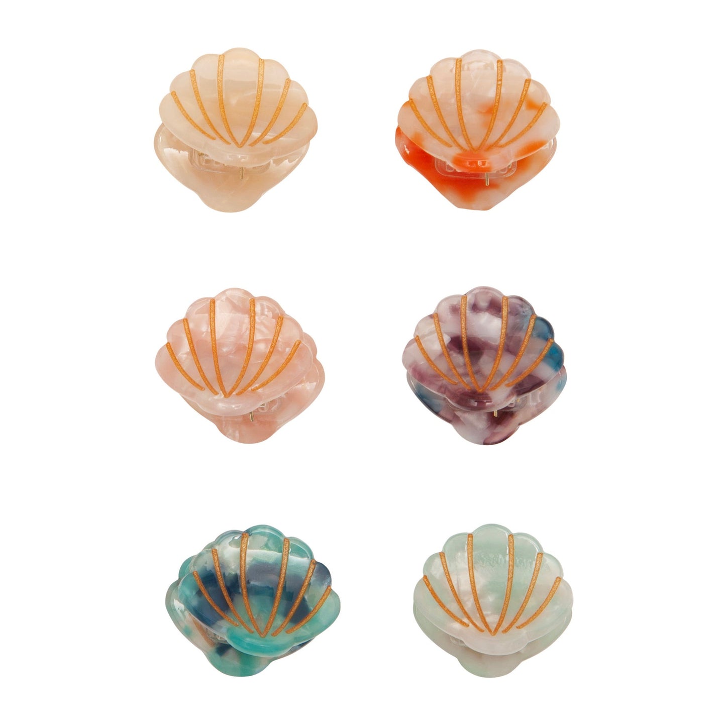 Mimi & Lula Mini Shell Claws MULTI