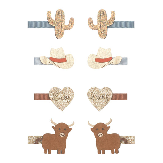 Mimi & Lula Cowboy Mini Clips MULTI