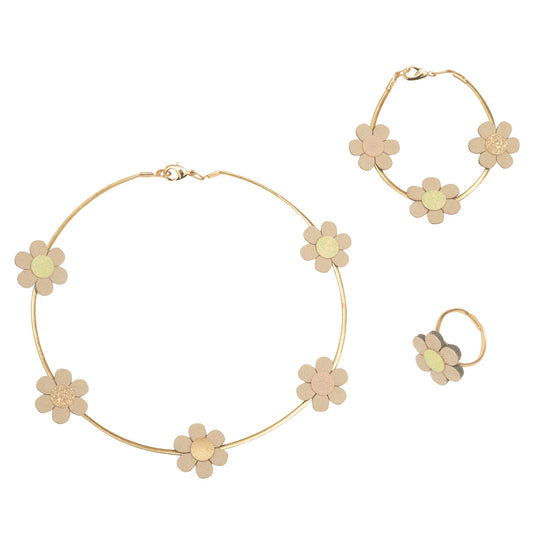 Mimi & Lula Daisy Jewellery Set GOLD