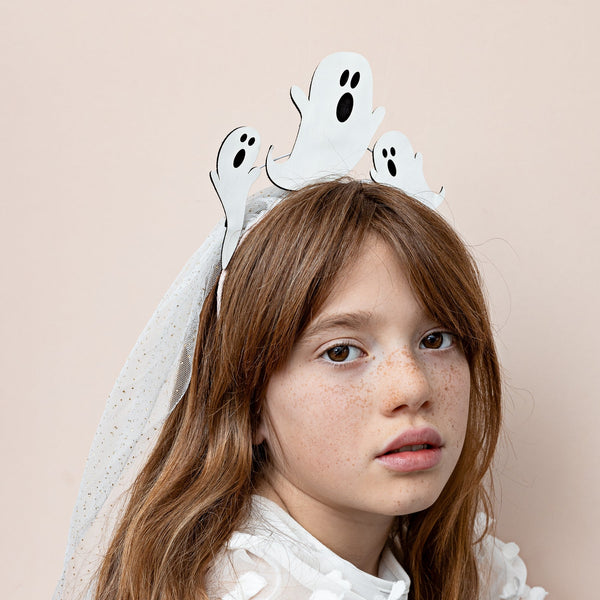 Mimi & Lula Ghost Headdress HALLOWEEN