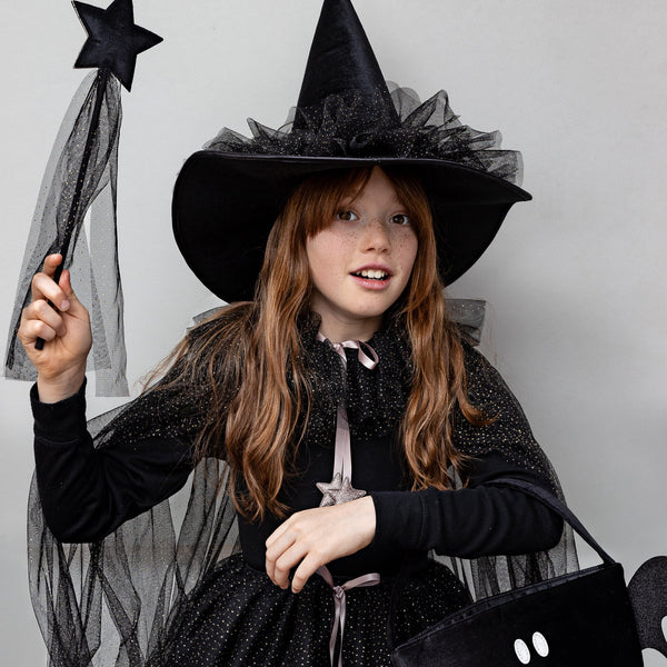 Mimi & Lula Esmerelda ruffle witch cape