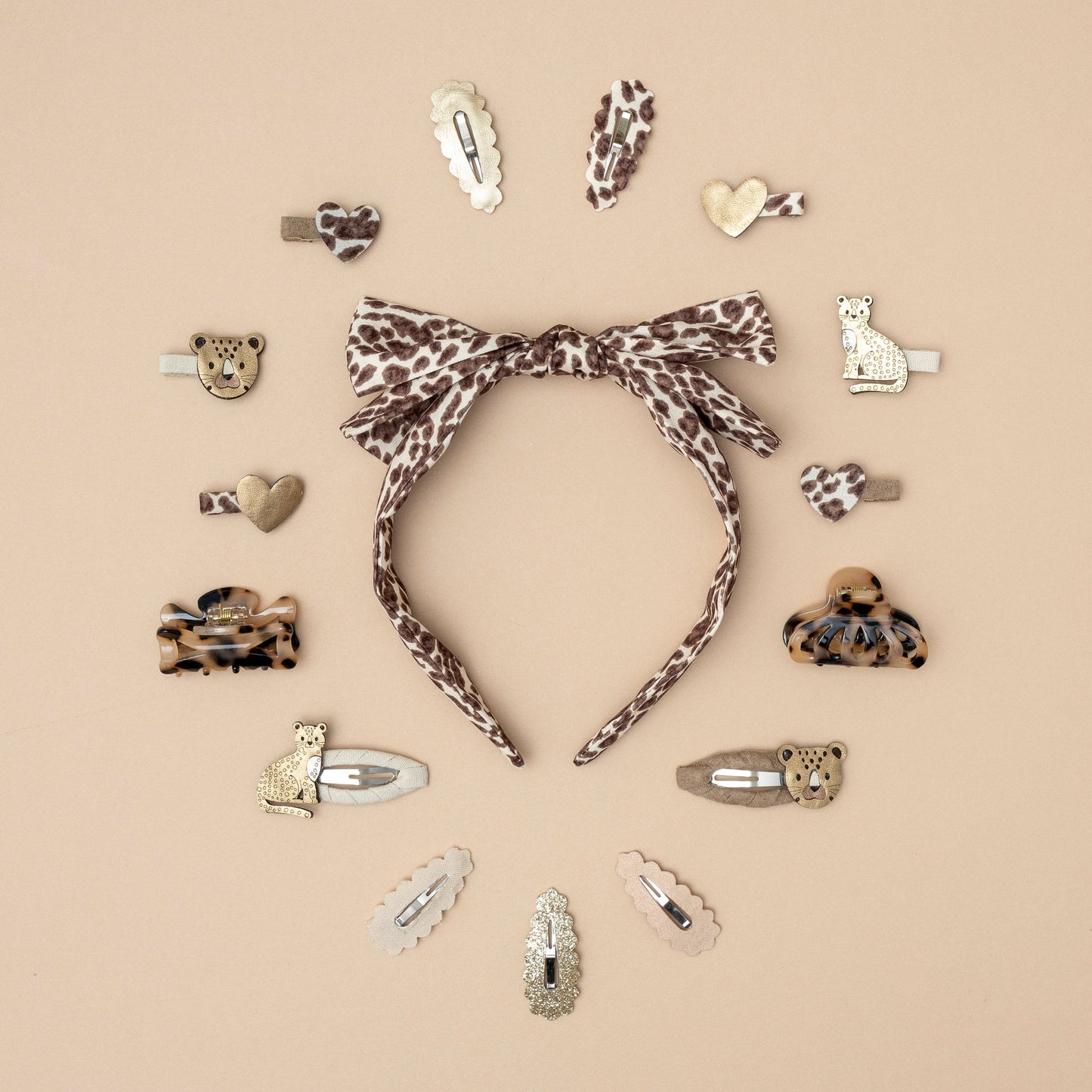 Mimi & Lula Leopard scalloped mini clic clacs