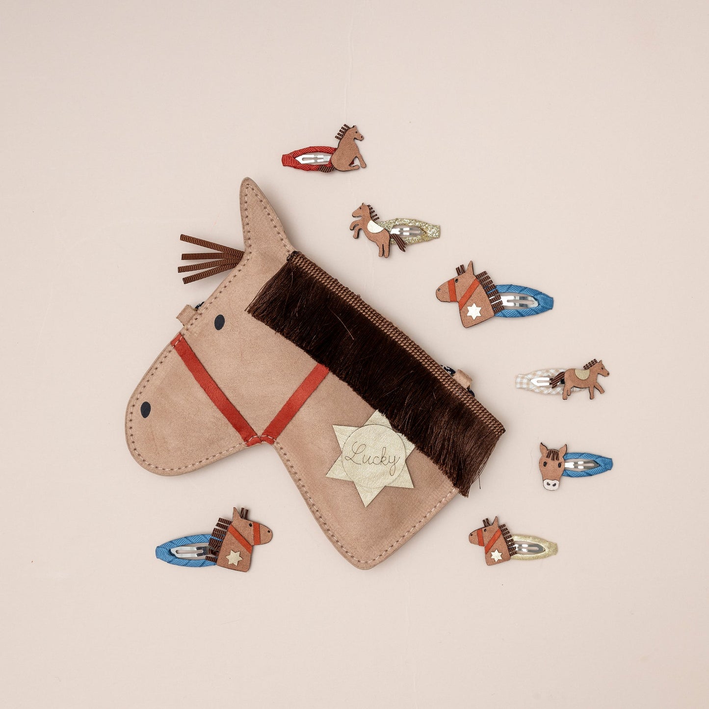 Mimi & Lula Lucky Horse Bag BROWN