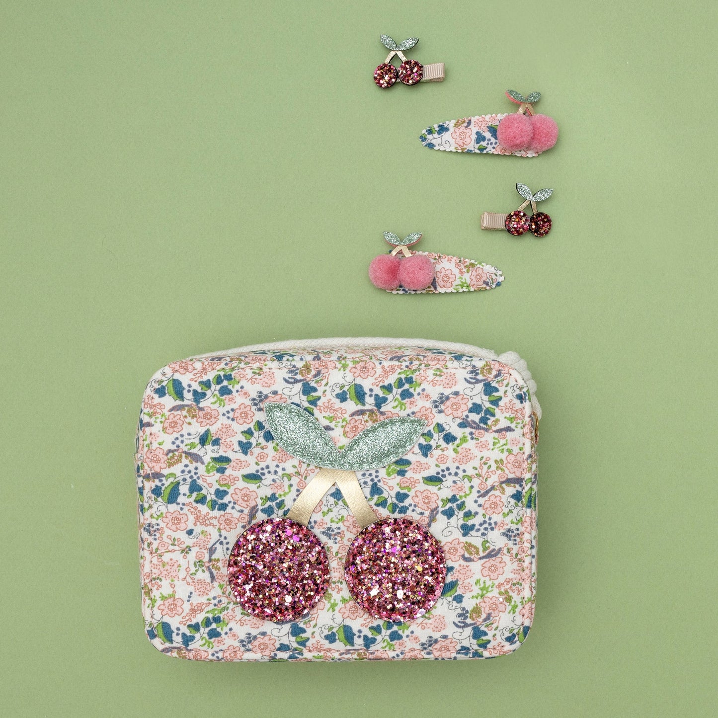 Mimi & Lula Floral Cherries Bag PINK MULTI