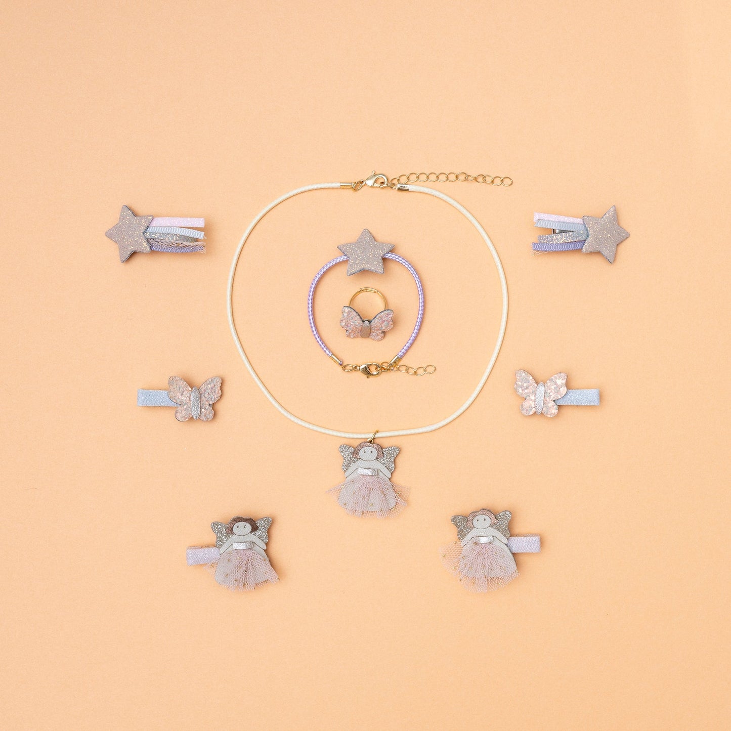 Mimi & Lula Fairy Jewellery Set PINK MULTI