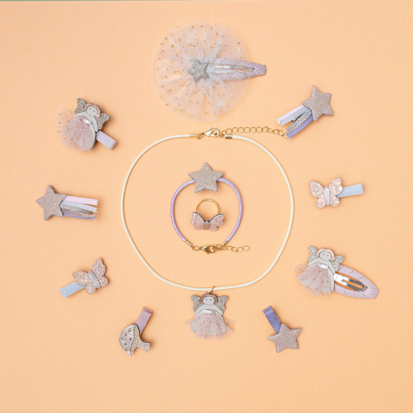 Mimi & Lula Fairy Clip Set PINK MULTI