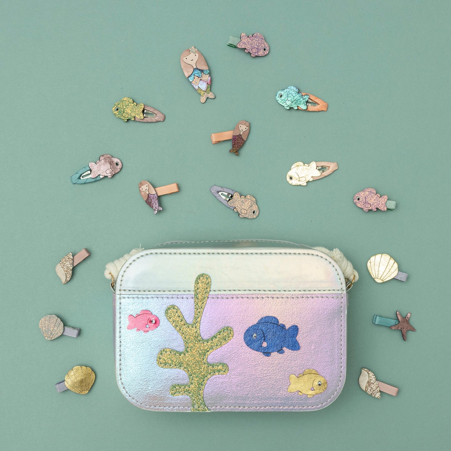 Mimi & Lula Fish Tank Bag METALLIC MULTI