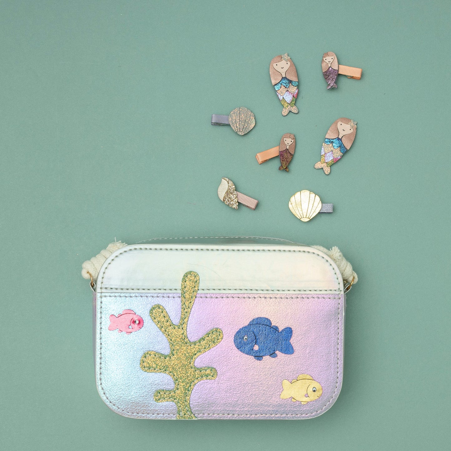 Mimi & Lula Fish Tank Bag METALLIC MULTI