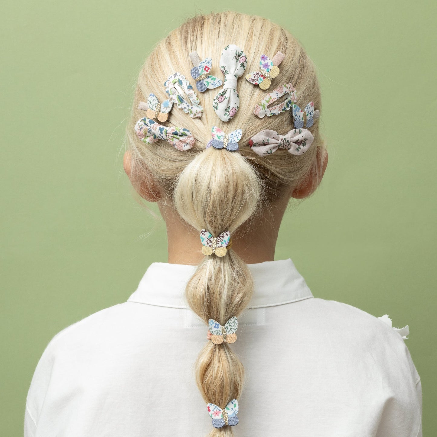 Mimi & Lula Flora Bow Clips MULTI