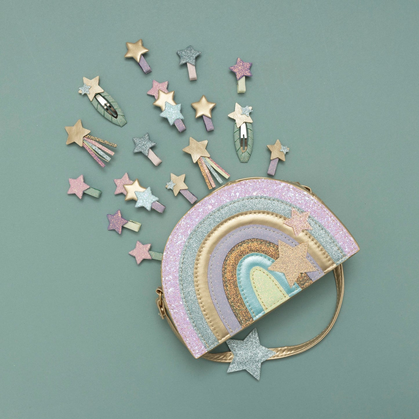 Mimi & Lula Layered Star Clips BRIGHT MULTI