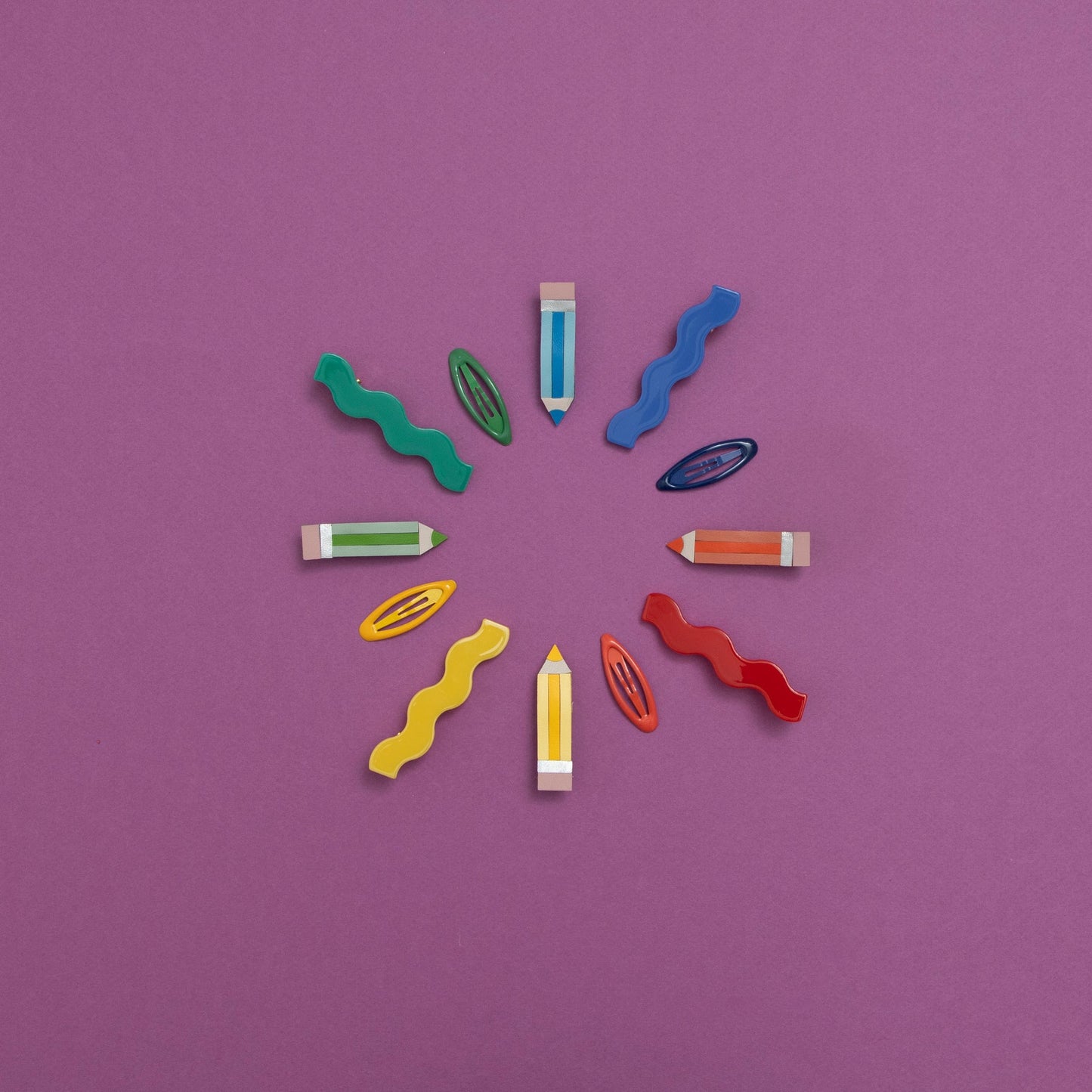 Mimi & Lula Pencil Clips BRIGHT MULTI