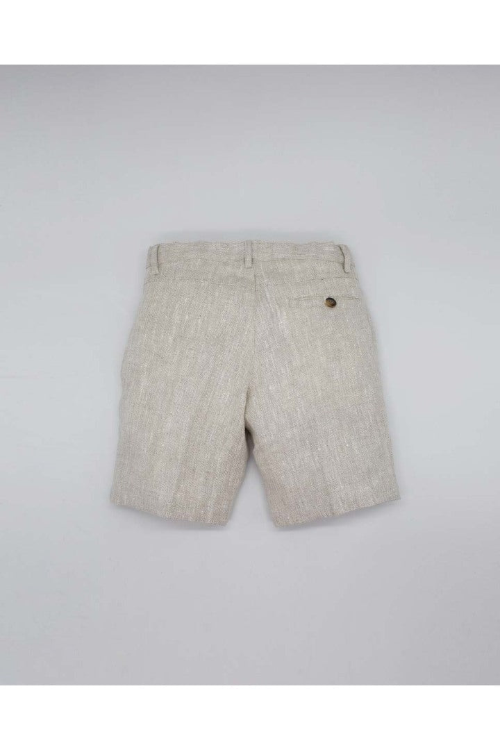 Fina Ejerique RUSTIC LINEN SHORTS BEIGE  Ref. P23E57