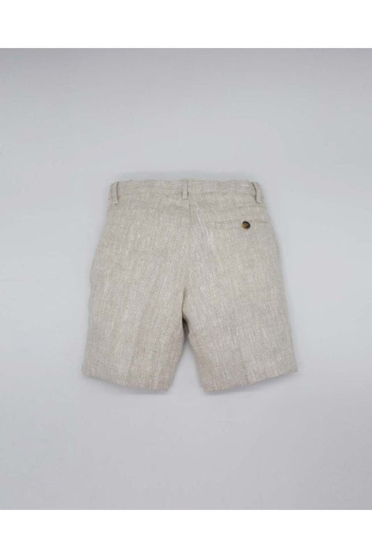Fina Ejerique RUSTIC LINEN SHORTS BEIGE  Ref. P23E57