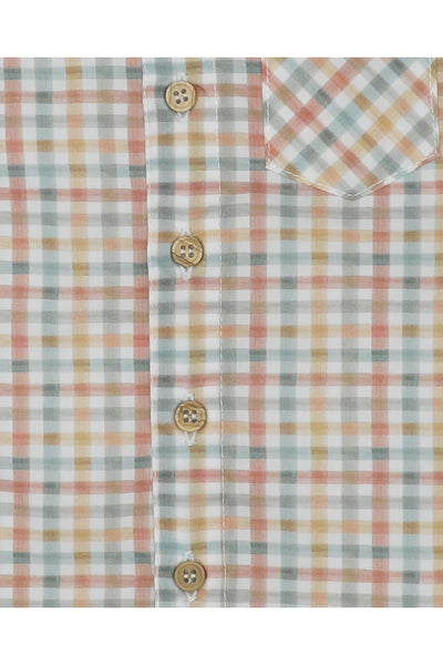 Fina Ejerique COLOURED CHECKED SHIRT WITH POCKET  Ref. P23B54