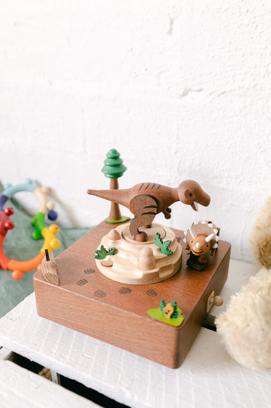 Wooderful Life T-Rex - Swaying & Round Music Box