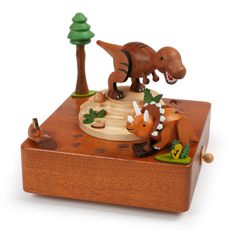 Wonderful Life T-Rex - Swaying & Round Music Box