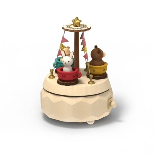 Wooderful Life Rotating Coffee Cup - Exclusive Multi Rotate Music Box