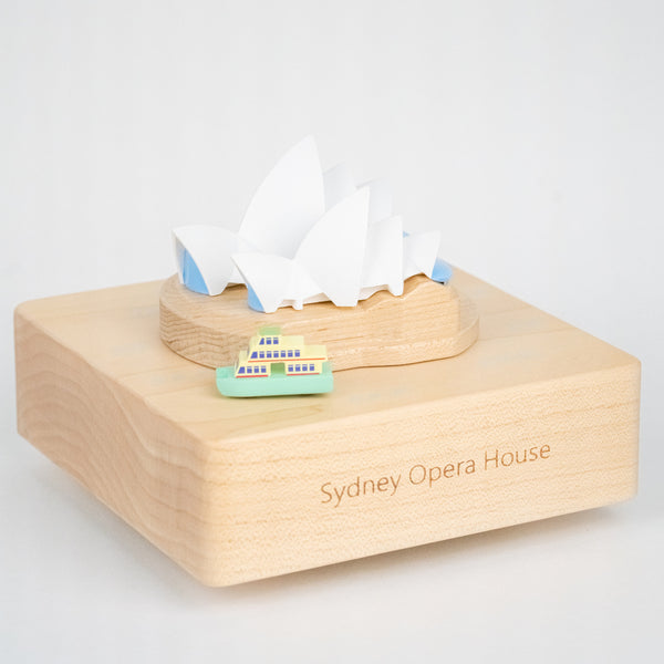 Wonderful Life Sydney Opera House - City Wooden Music Box (Canon in D)