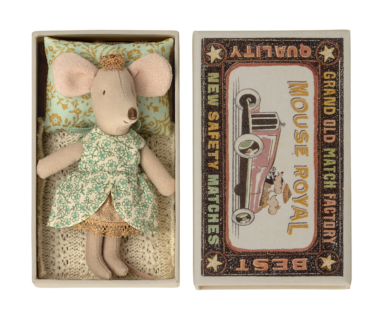 MAILEG MOUSE PRINCESS IN MATCHBOX
