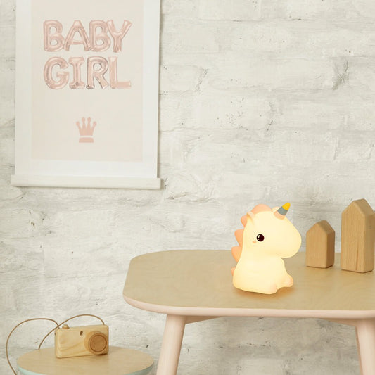 EUREKAKIDS Unicorn Silicone Night Light
