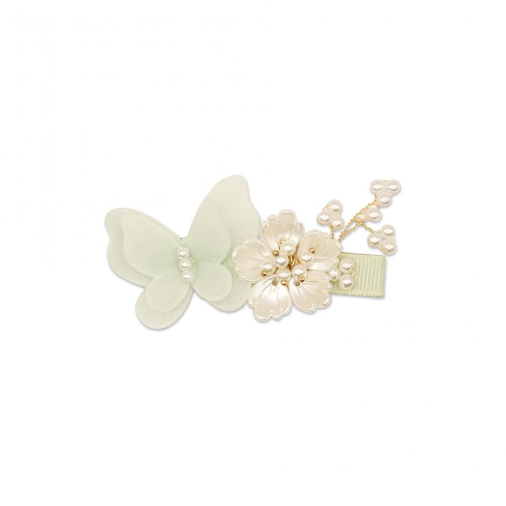 MILK X SODA FLOWER GARDEN HAIR CLIP GREEN