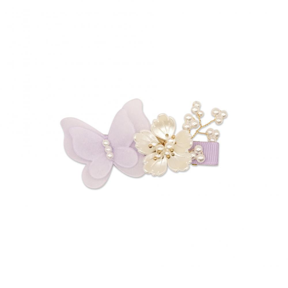 MILK X SODA FLOWER GARDEN HAIR CLIP PURPLE