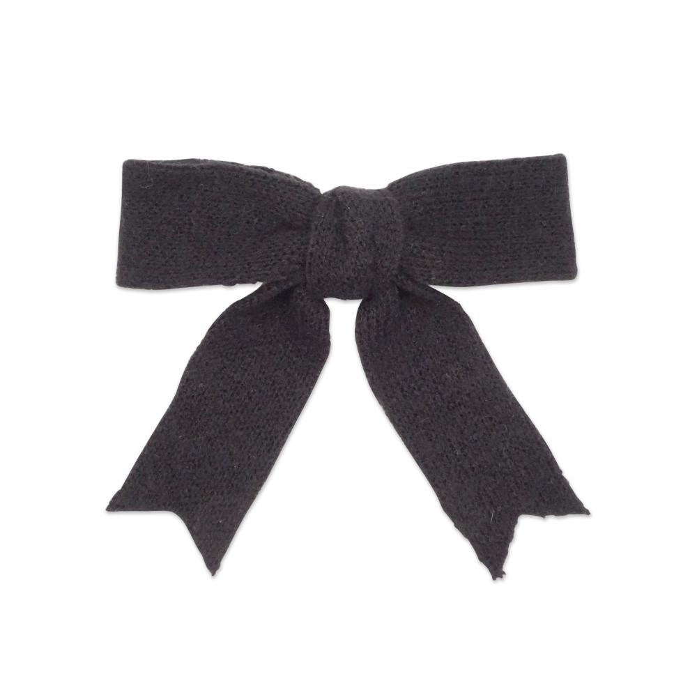 MILK X SODA LISA RIBBON HAIR CLIP BLACK