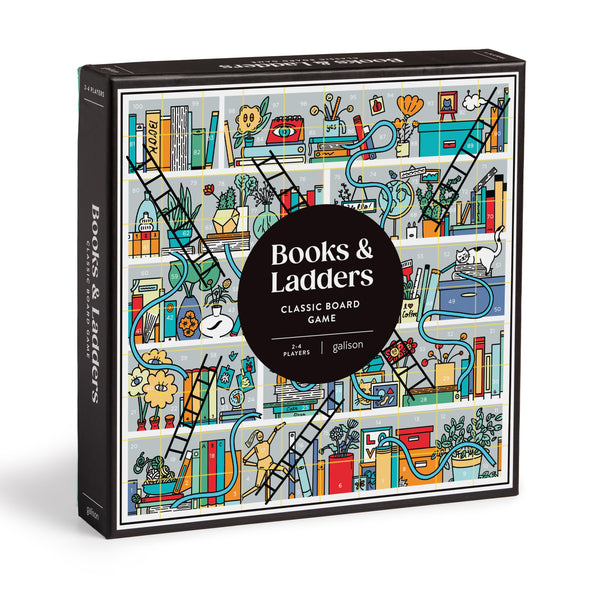 GALISON Books and Ladders Classic Board Game