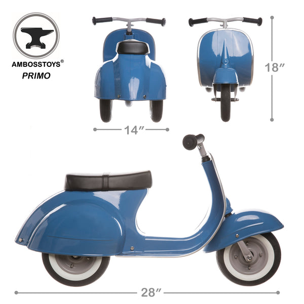 Ambosstoys PRIMO Ride On Kids Toy Classic (Blue)
