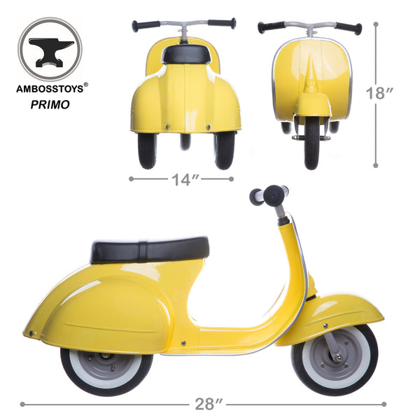 Ambosstoys PRIMO Ride On Kids Toy Classic (Yellow)