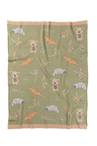 INDUS DESIGN Bush Babies Baby Blanket