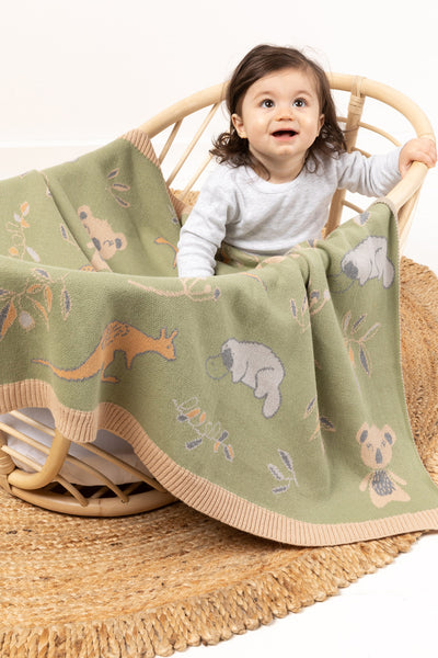 INDUS DESIGN Bush Babies Baby Blanket