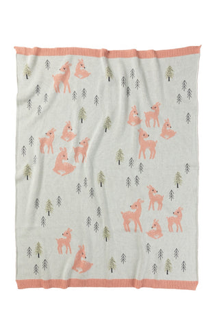 INDUS DESIGN Delilah Deer Baby Blanket