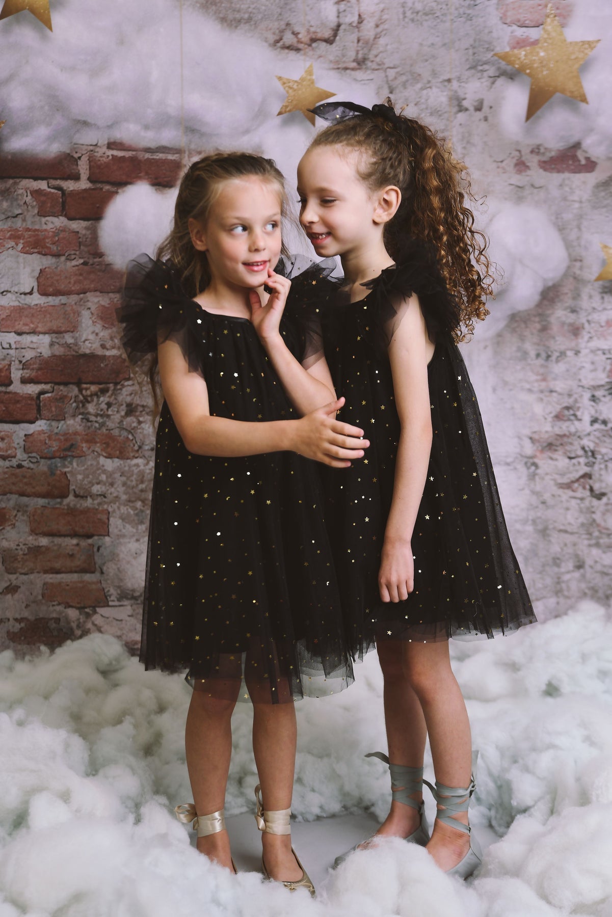 DOLLY® STARS & MOON TULLE FAIRY DRESS BLACK