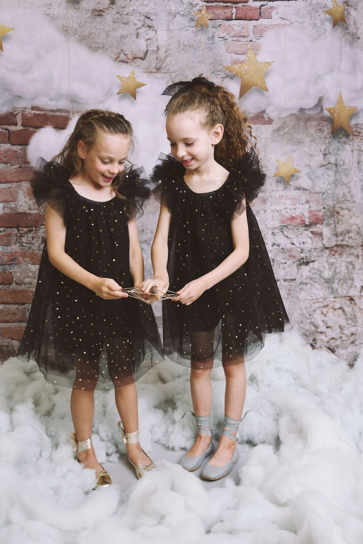 DOLLY® STARS & MOON TULLE FAIRY DRESS BLACK