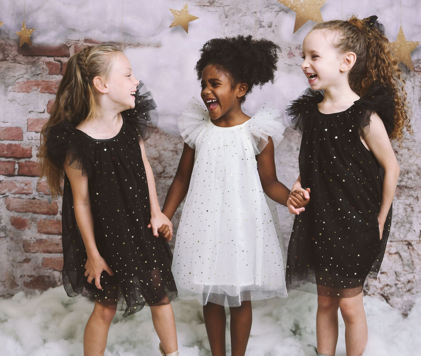 DOLLY® STARS & MOON TULLE FAIRY DRESS BLACK