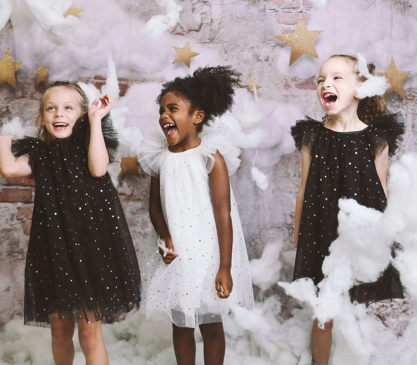 DOLLY® STARS & MOON TULLE FAIRY DRESS BLACK