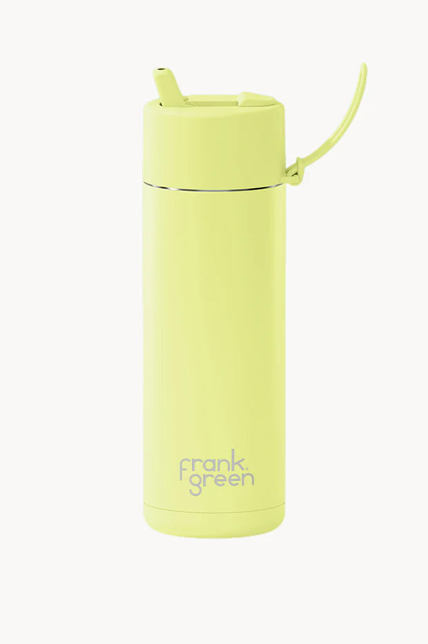 Frank Green 20oz SS Ceramic Reusable Bottle Star Glow with Flip Straw Lid 595ml