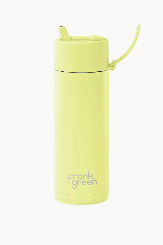 Frank Green 20oz SS Ceramic Reusable Bottle Star Glow with Flip Straw Lid 595ml