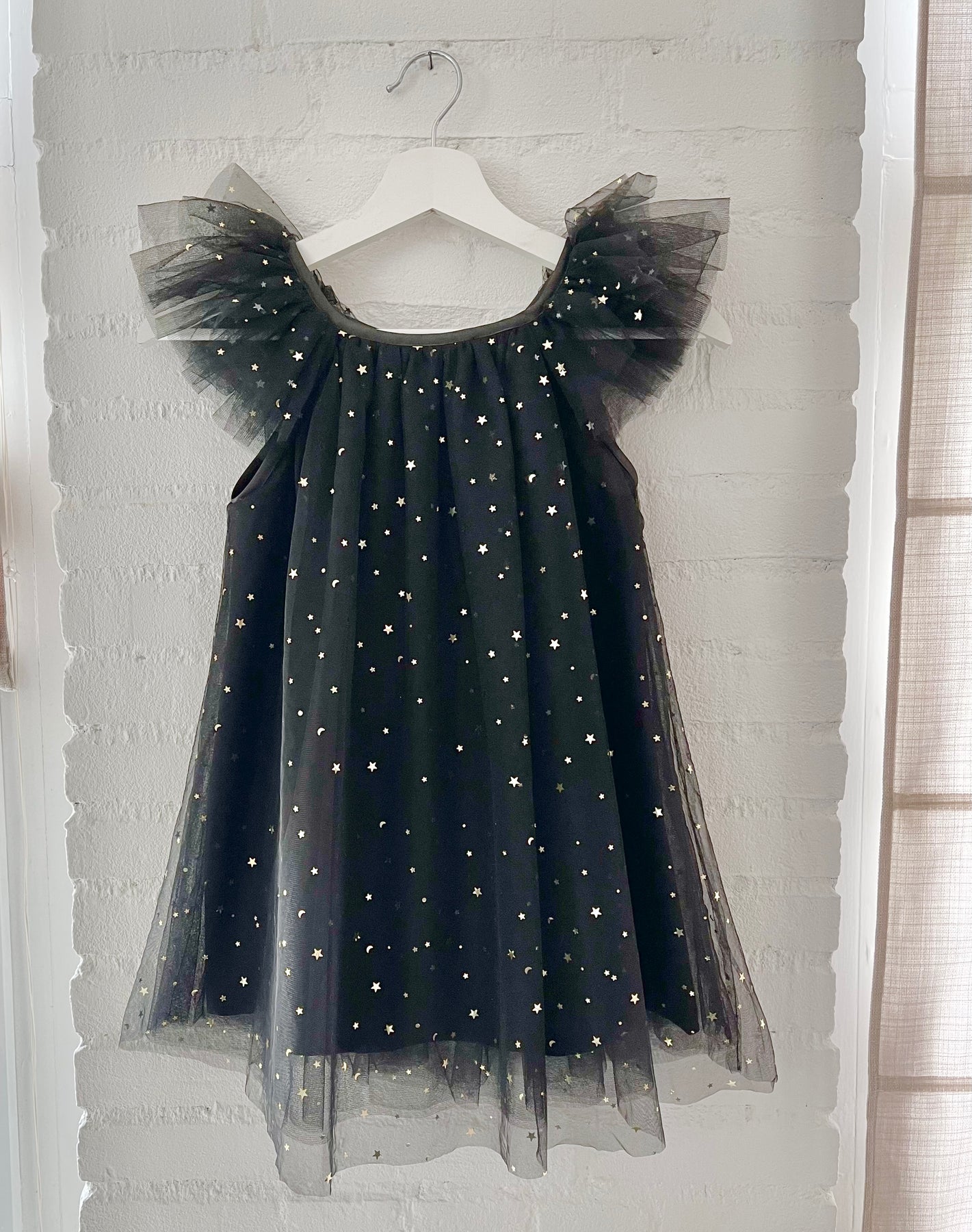 DOLLY® STARS & MOON TULLE FAIRY DRESS BLACK