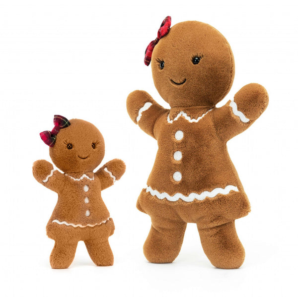 Jellycat Jolly Gingerbread Ruby MEDIUM